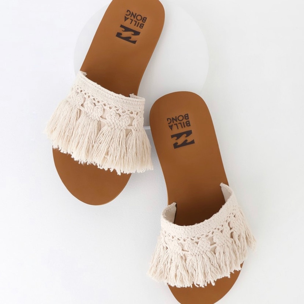 Billabong Fringe Sandals Size 9